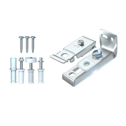 Complete Bifold Door Hardware Replacement Kit for 1-1 3/8 Inch Thick Doors