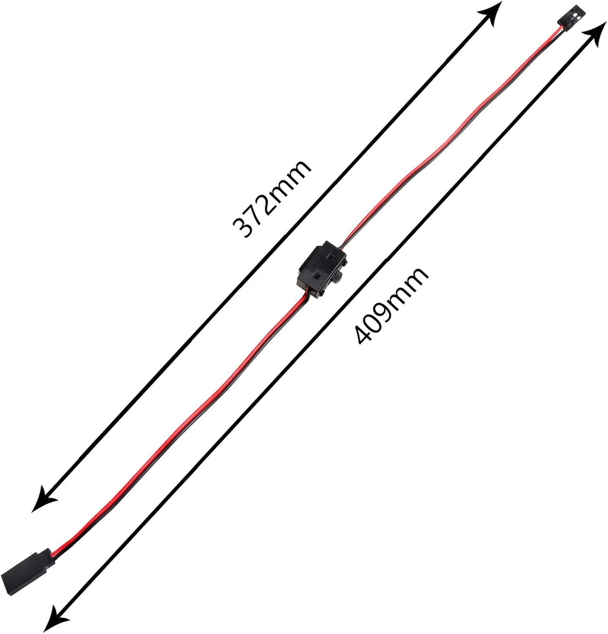 HobbyPark RC On Off Switch JR Futaba Style 2 Way Power for Cars Trucks...