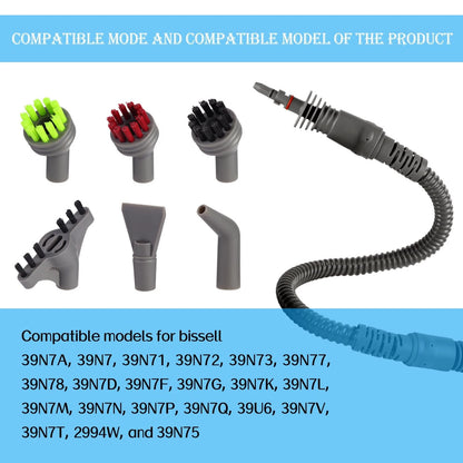 Replacement Extension Hose 9.44 x 6.29 x 2.16 inch, brush +