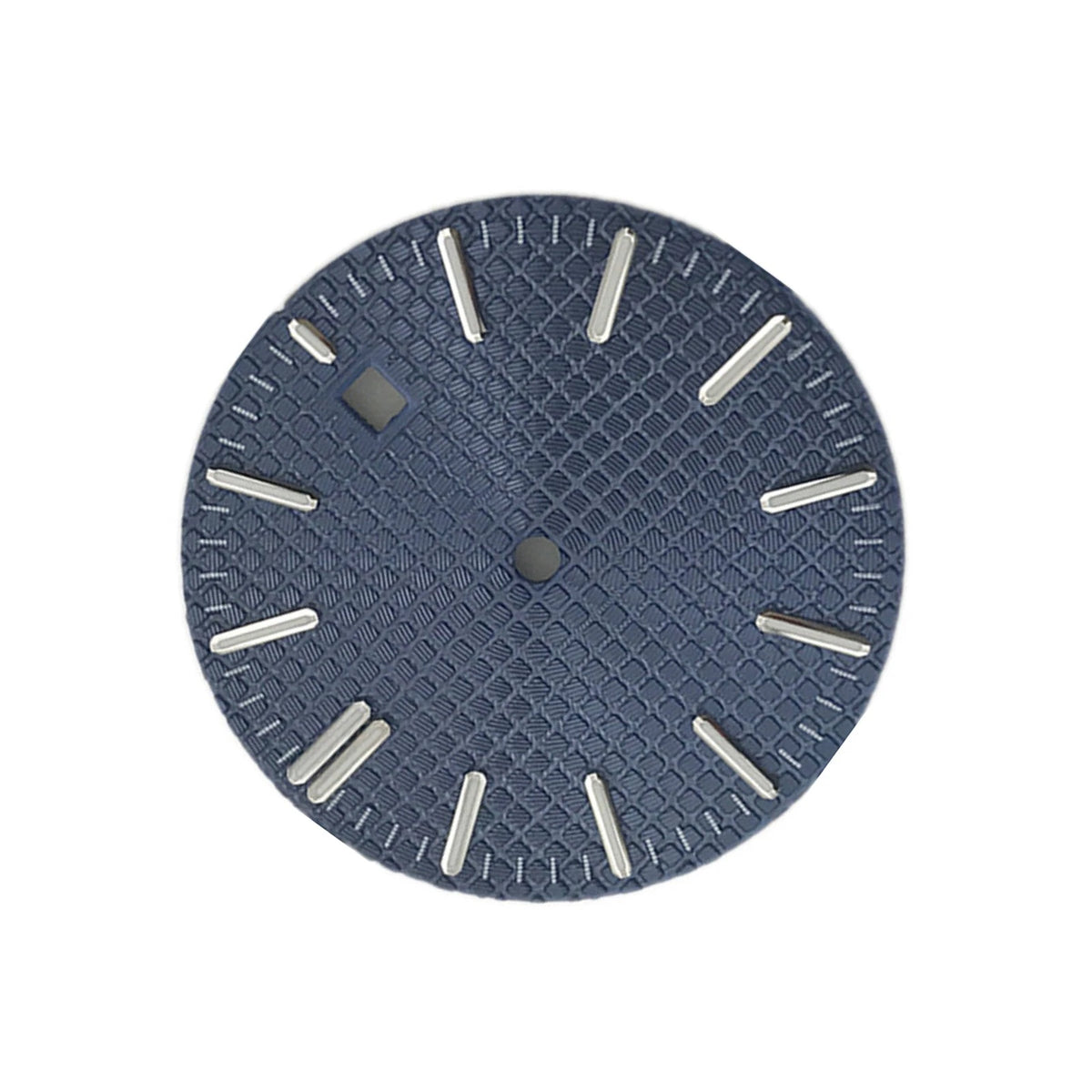 31.7mm Blue Single Date Watch Dial Plate For DG2813 Movement