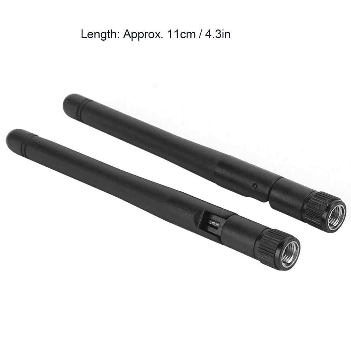 4Pcs 11cm 5DBI PR-SMA female 11CM Wifi Antenna Dual‑Band Antenna 2.4G 5G