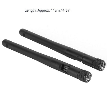 4Pcs 11cm 5DBI PR-SMA female 11CM Wifi Antenna Dual‑Band Antenna 2.4G 5G