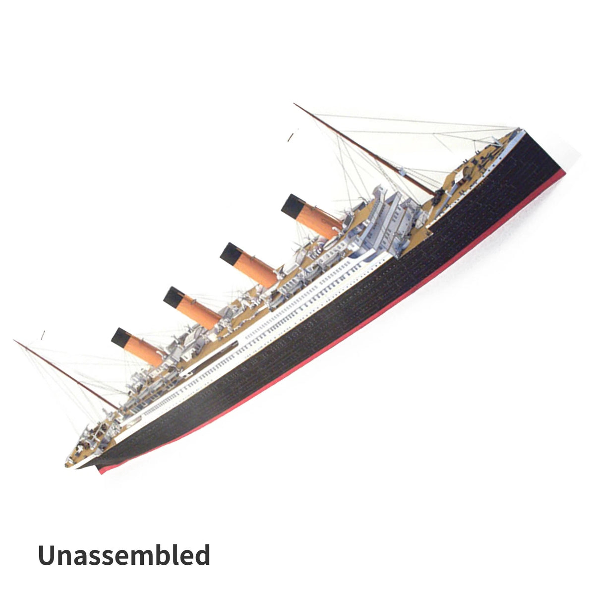 1:400 Unassembled Memorial British Titanic Cruise Paper Model Ship Model Display