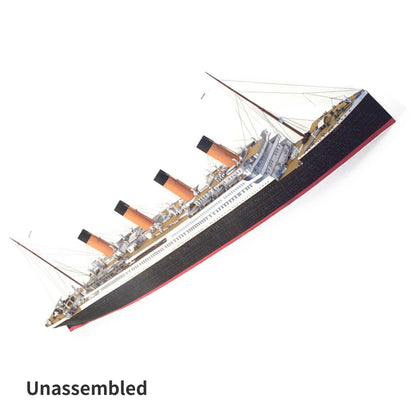 1:400 Unassembled Memorial British Titanic Cruise Paper Model Ship Model Display