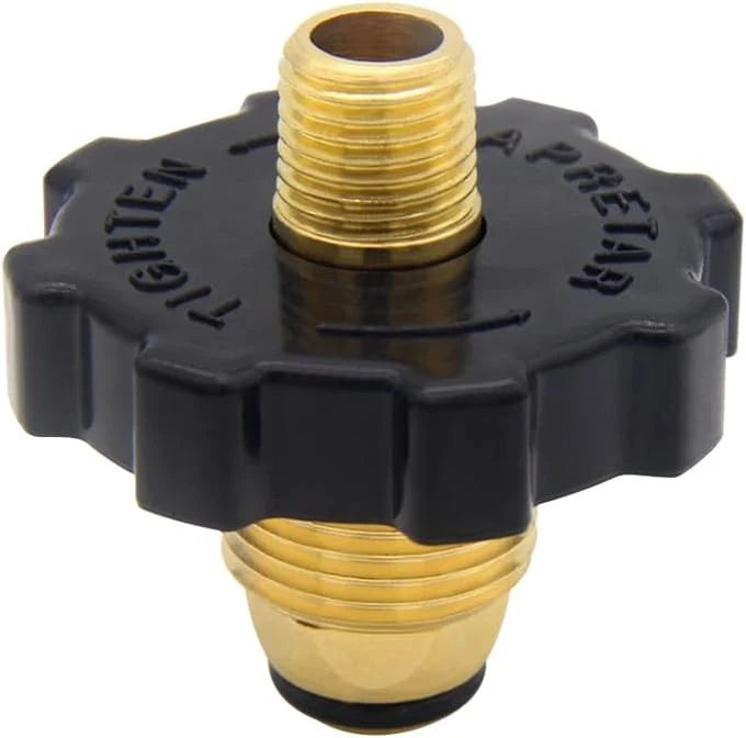 Hooshing Soft Nose POL Propane Gas Fitting with 1/4" NPT Male LP 1/4