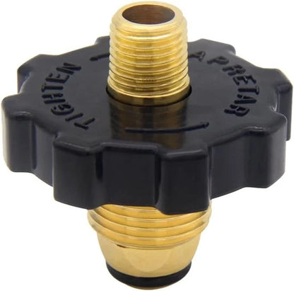 Hooshing Soft Nose POL Propane Gas Fitting with 1/4" NPT Male LP 1/4