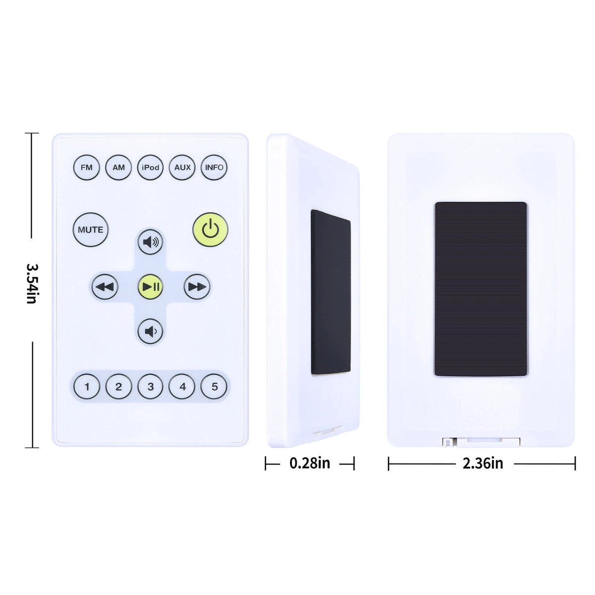 Remote Control For Boston Acoustics Duo-I Plus AM/FM iPod Docking Station