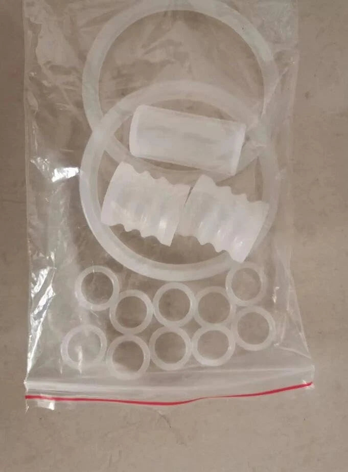One Set Ice Cream Machine Rubber Ring Sealing Tube for 1, transparent