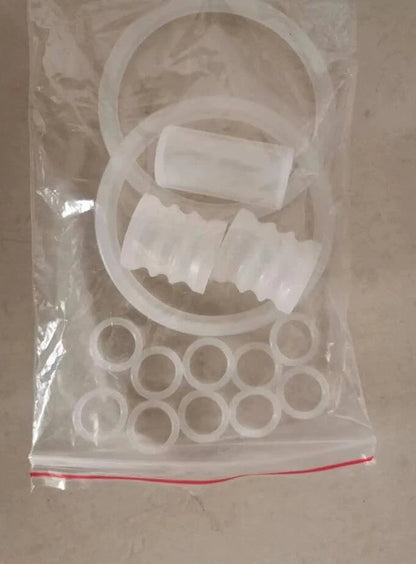One Set Ice Cream Machine Rubber Ring Sealing Tube for 1, transparent