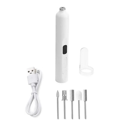 Manicure Pedicure Kit Cordless Nail Drill Dust Cover 13800RPM For Thick Nails