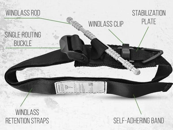 Pakcan Military-Grade Tactical Combat Tourniquet - Severe Bleeding Control...