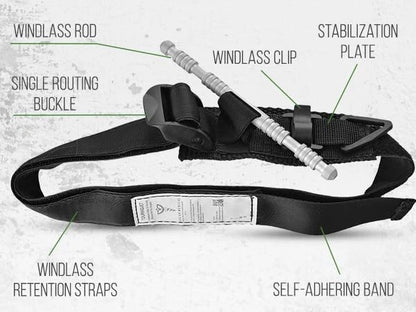 Pakcan Military-Grade Tactical Combat Tourniquet - Severe Bleeding Control...