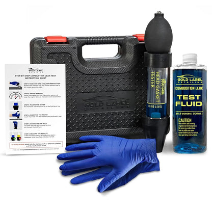 Gold Label Detailing Combustion Leak Detector Kit - 100+ Tests Automotive...