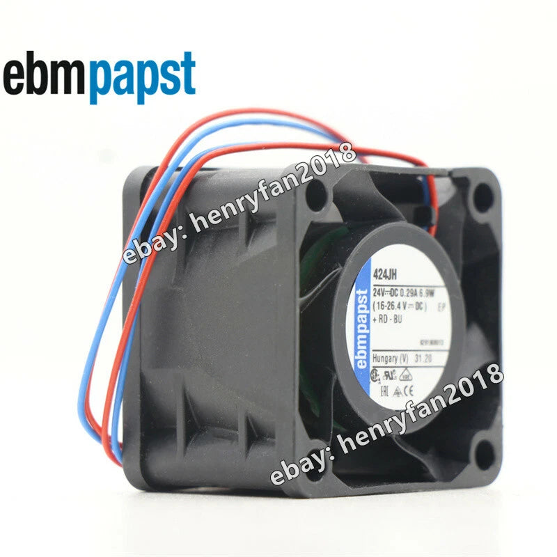 Ebmpapst 424JH Axial Fan DC 24V 6.9W 0.29A 40*40*28MM High Speed Cooling Fan