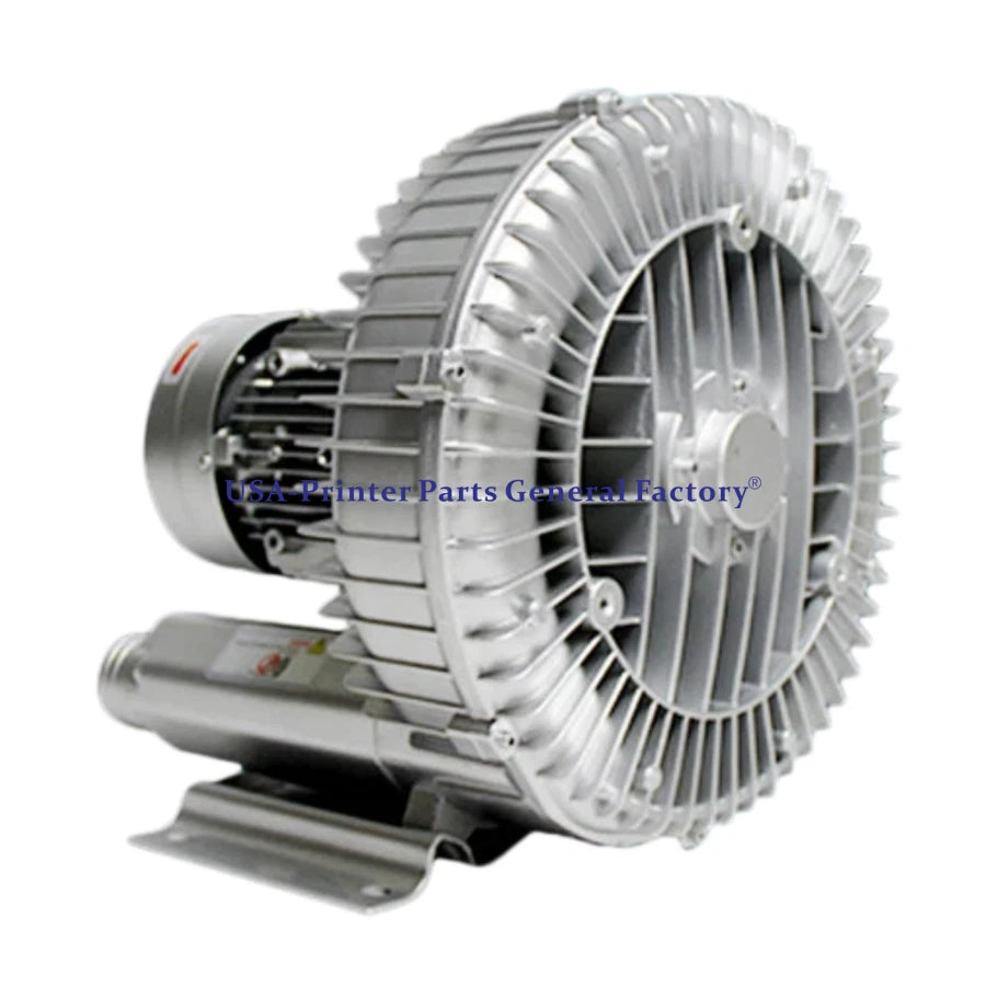 370W Industrial High Pressure Vortex Vacuum Pump 380V Dry Air Blower For Machine