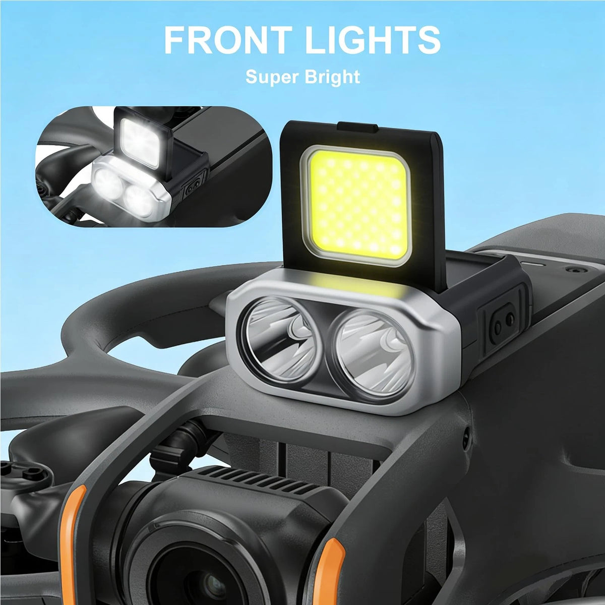 Universal Drone LED Searchlight,Night Flight Safety Strobe Light