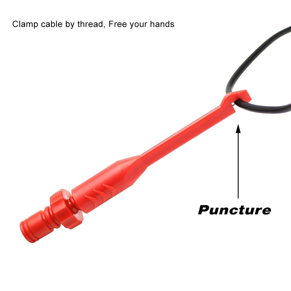 Electronic Wire Piercing Probe Clip for Automotive Diagnostic 4mm, Black
