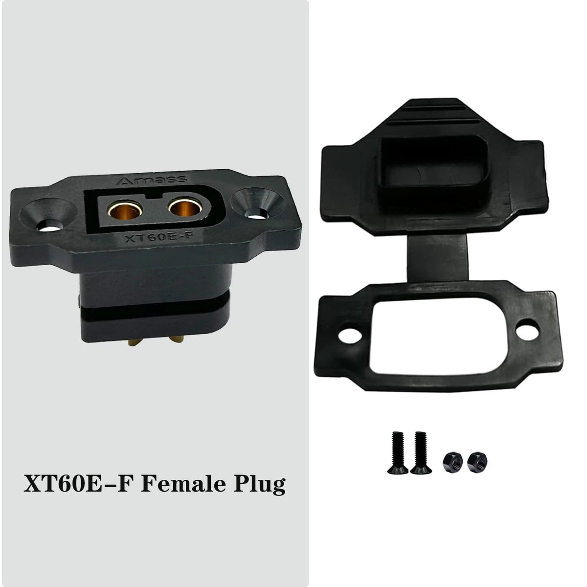10pcs XT60E-F Female Plug XT60h XT60 Male Bullet Connector with PVC Black