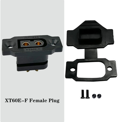 10pcs XT60E-F Female Plug XT60h XT60 Male Bullet Connector with PVC Black
