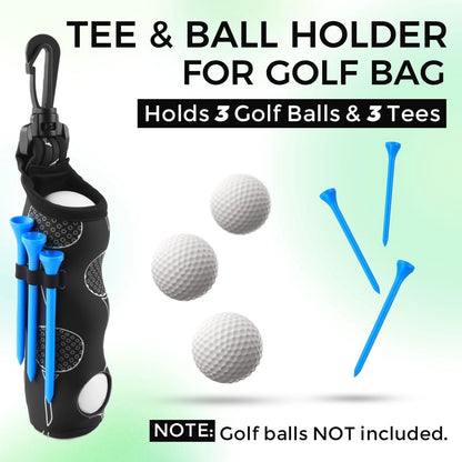 21 Pcs Golf Essentials Kit, Club Cleaning Kit - Brush & Black
