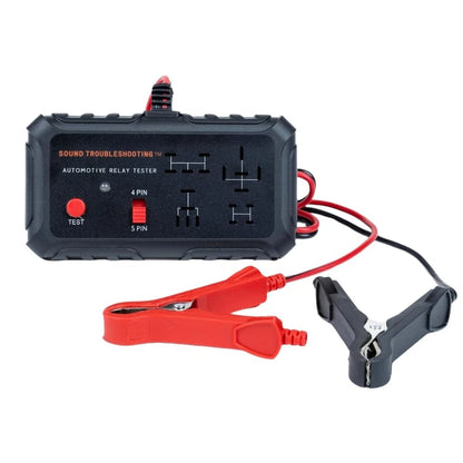 Sound Troubleshooting Automotive Relay Tester - 4 & 5 Pin 12V Auto Black