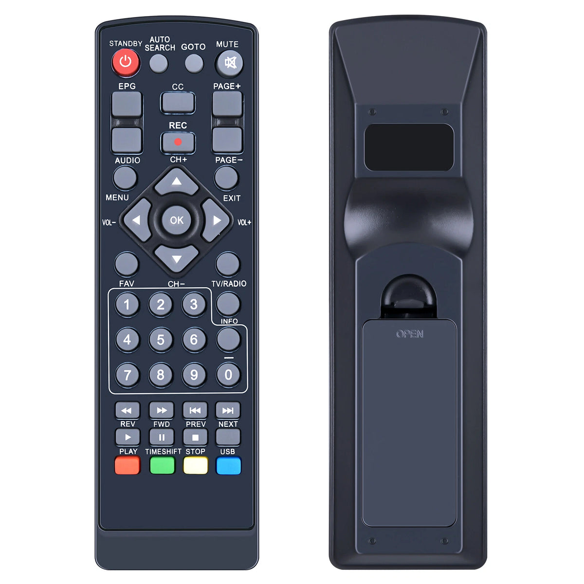 Replacement Remote Control For NAXA NT-54 Digital Converter Box