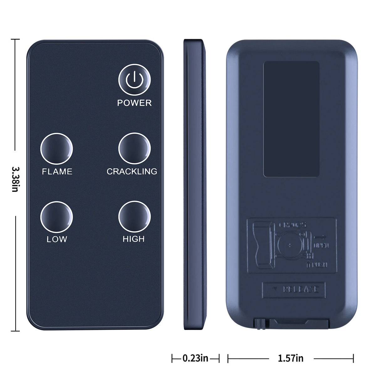 Remote Control For PuraFlame Western / Dynasty / Simplifire Electric Fireplace