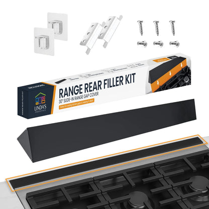 30” Slide In Range Gap Filler Kit, Slide-In Rear & Range...