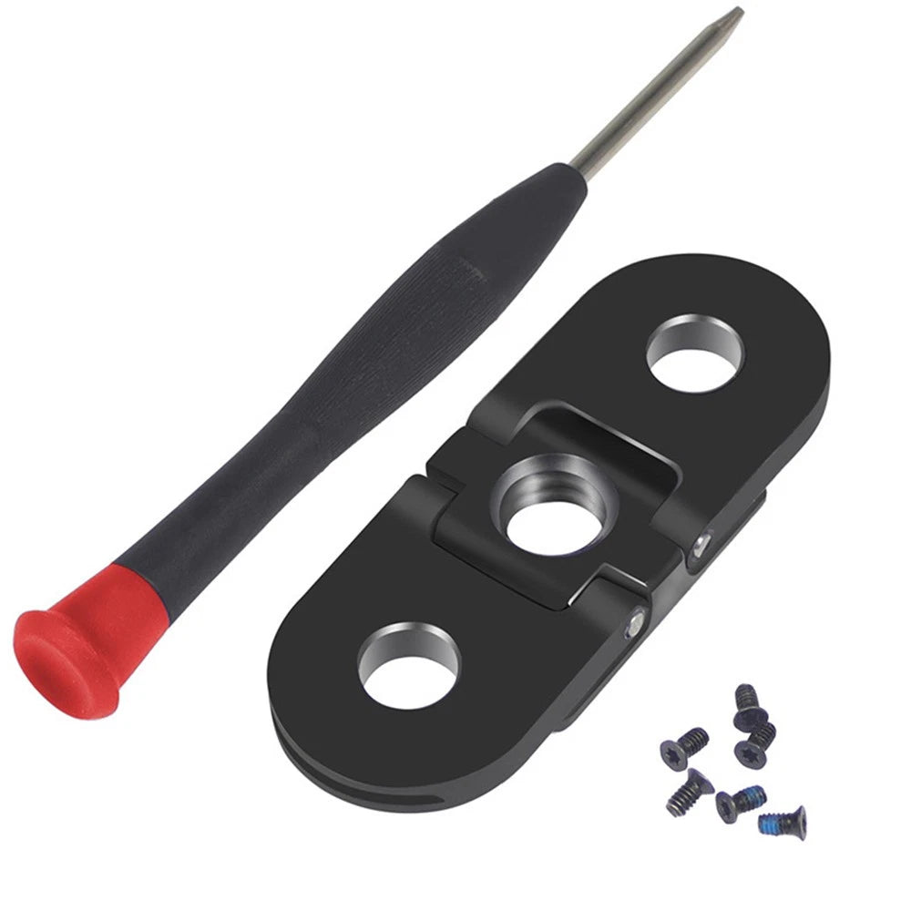 Aluminium 1/4" Selfie Stick Tripod Adapter Mount Base For GoPro Hero 10 9 8 Max