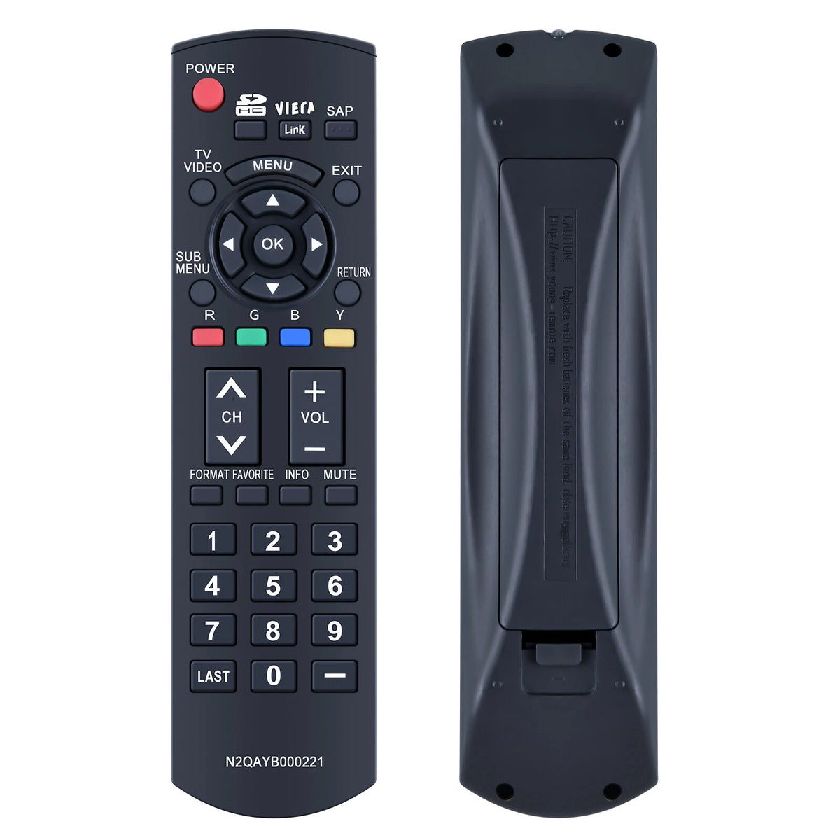 N2QAYB000221 Remote Control For Panasonic TV TC-26LX85 TC-32LX85 TC-37LZ85