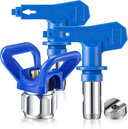 3 Pieces Spray Tips Airless Paint Gun Sprayer Tip 211 and 311, Blue
