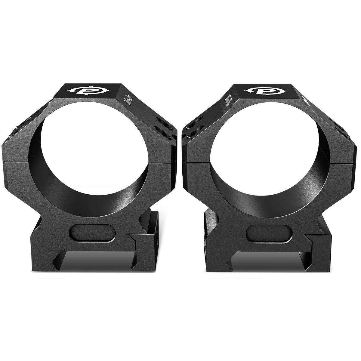 Pinty Scope Rings, 34 mm Rifle Mounts Set of 2, Low Profile 34mm, Black