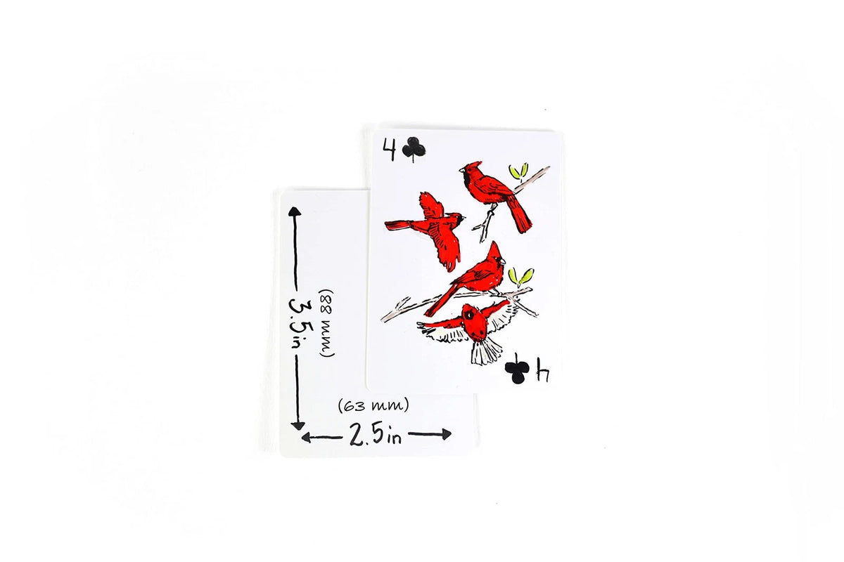 180 Blank Playing Cards, Poker Size 2.5" x 3.5" Matte Finish Large, White.