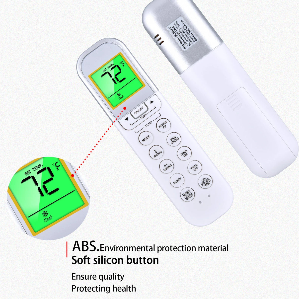 Remote Control For Midea ComfortStar Frigidaire Cooper&Hunter Air Conditioner