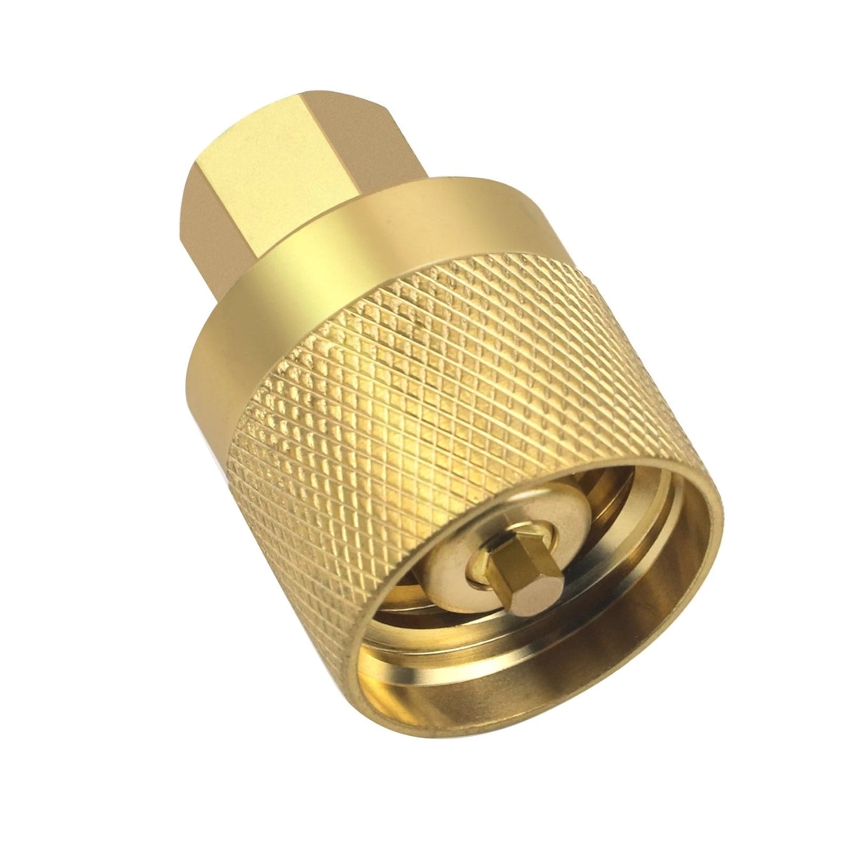 1x RE7141F Forklift Propane Tank Adapter Female Connector Widely Compatibility