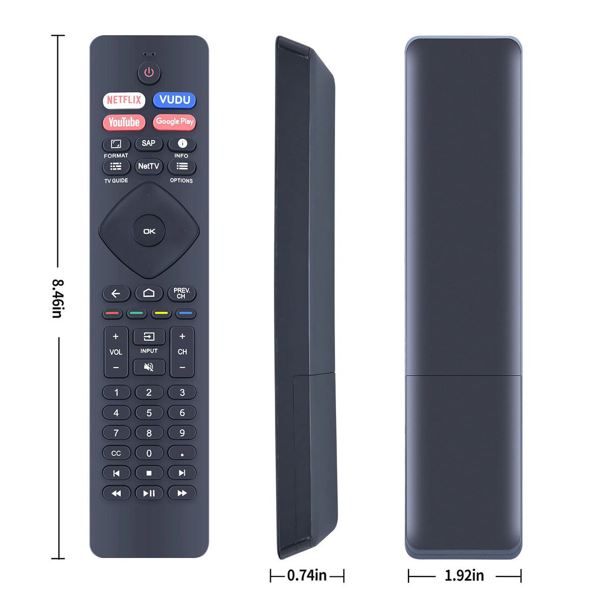NH800UP BT800 URMT47CND002 Remote Control For Philips Android TV 55PFL5704/F7