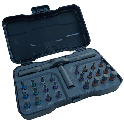 Asoleo 24 in 1 Magnetic Ratchet Screwdriver Set - T Handle Precision Black