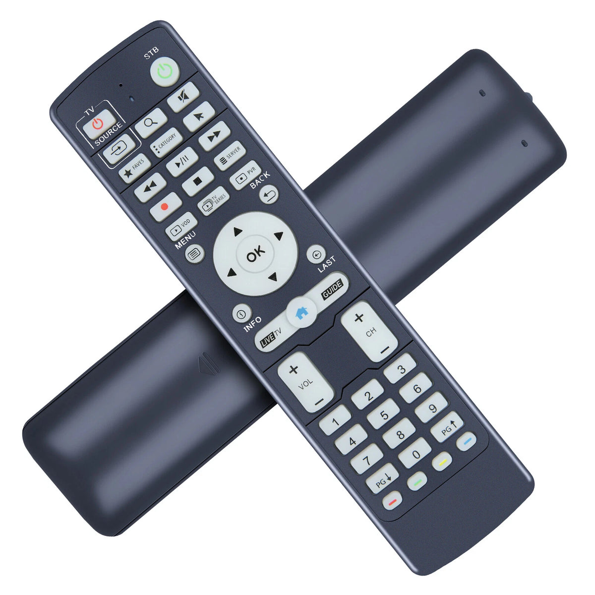 IR-100L Generic Replacement Compatible with BUZZ TV Set Top Boxes XR4000 XRS4500