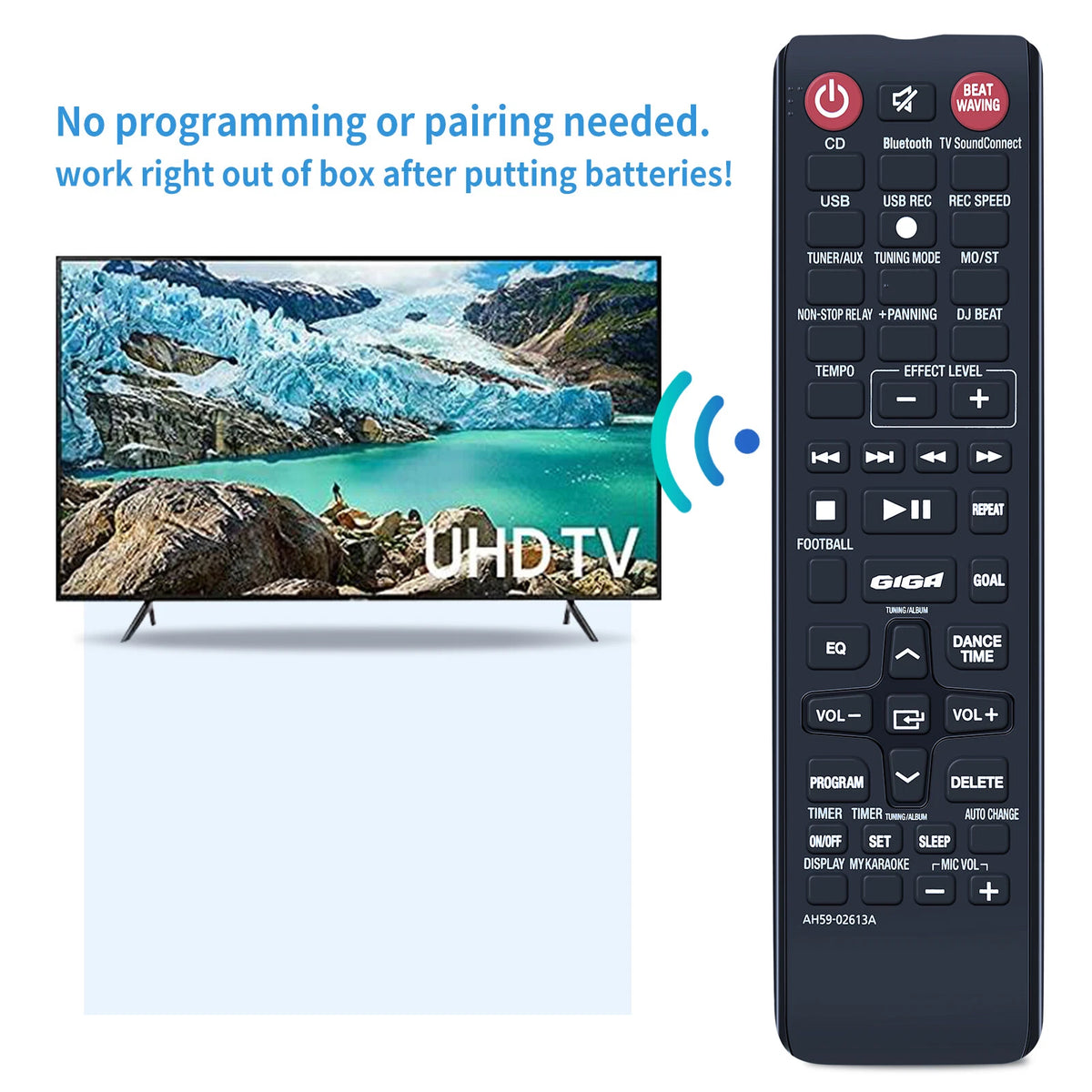 AH59-02613A Remote Control For Samsung Giga Stereo MX-HS7000 MX-HS8000