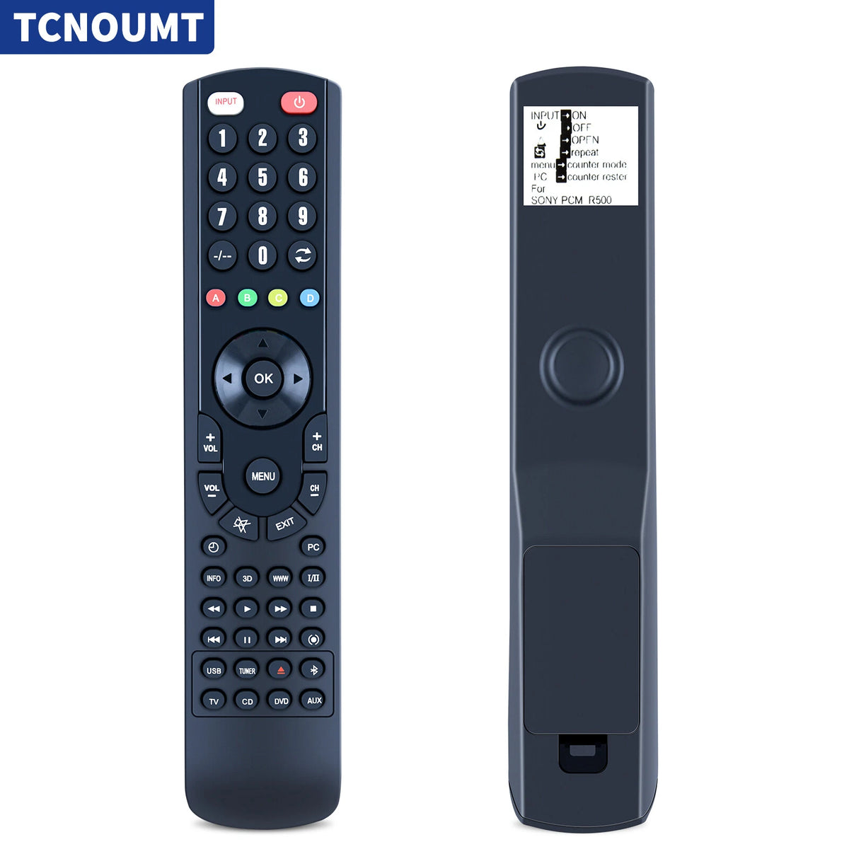 Replacement Remote Control For Sony DAT Recorder RM-D757 PCM-R500 PCM-R300