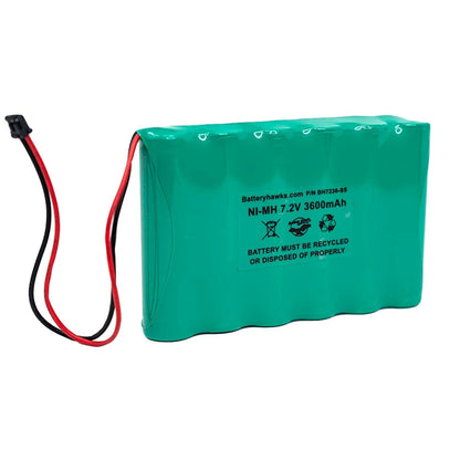6PH-H-4/3A3600-S-D22 7.2v 3600mAh Ni-MH DSC IMPASSA 9057 Battery Wireless...