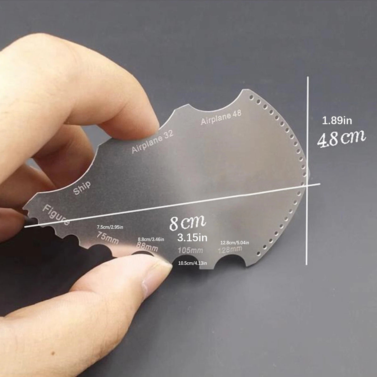 304 Stainless Steel Line Scraper Convenient For DIY Military Model Aircraft