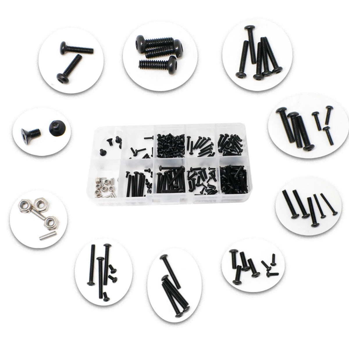 Multi-Size Hard Screw Assortment For TRAXXAS TRX-4M 97074 97054 1/18 MINI RC Car