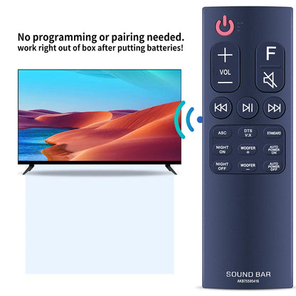 AKB75595416 Replacement Remote Control fit for LG Sound Bar SK5Y SK5