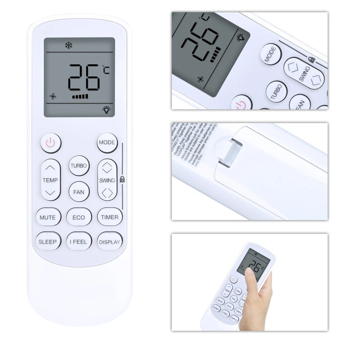 Remote Control For TRANE Daizuki UNIX TCL ONIDA Rheem Split type Aircon