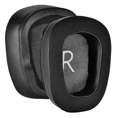 2Pcs L+R Protein Leather Headphone Earpads Cushion Cover For Logitech G35 G930