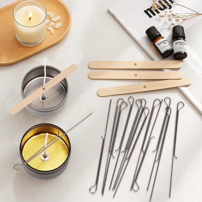 BlingFun Candle Making Supplies Kit - Natural Cotton & Pack of 6, Beige