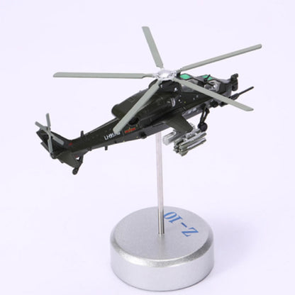 1/100 Chinese Armed WZ-10 Helicopter Model Military Plane Collection Souvenir D