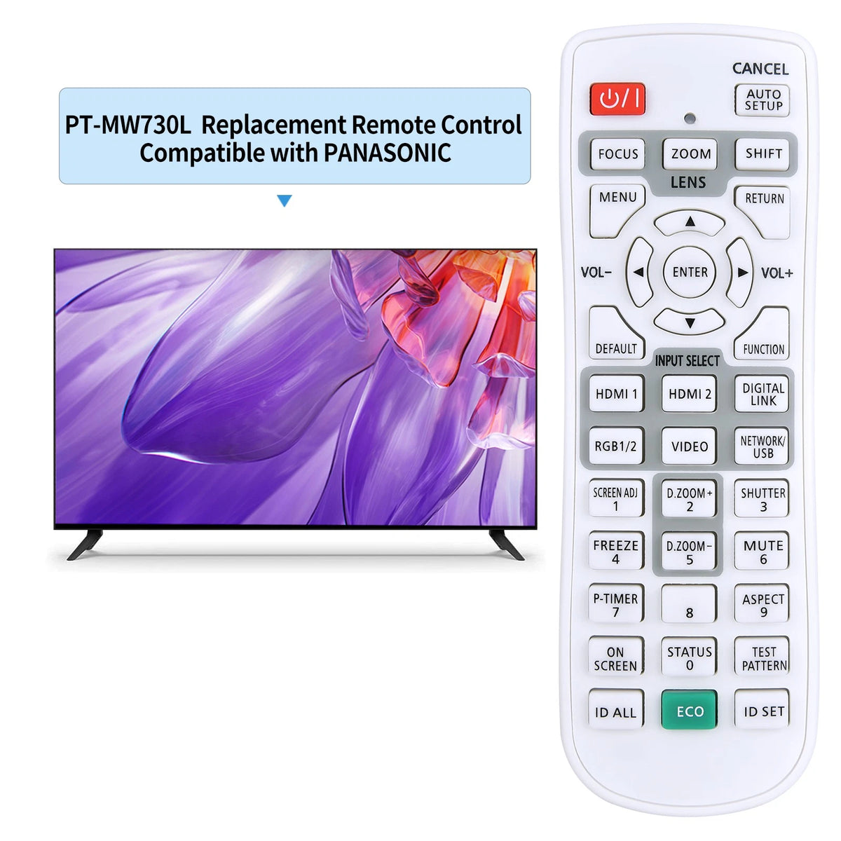 N2QAYA000150 Remote Control For Panasonic Projector N2QAYA000167 PT-MW730L