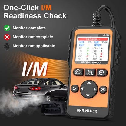 Y2 2.8'' Color Graphing Screen OBD2 Scanner Diagnostic Tool,Enhanced PRO Y001